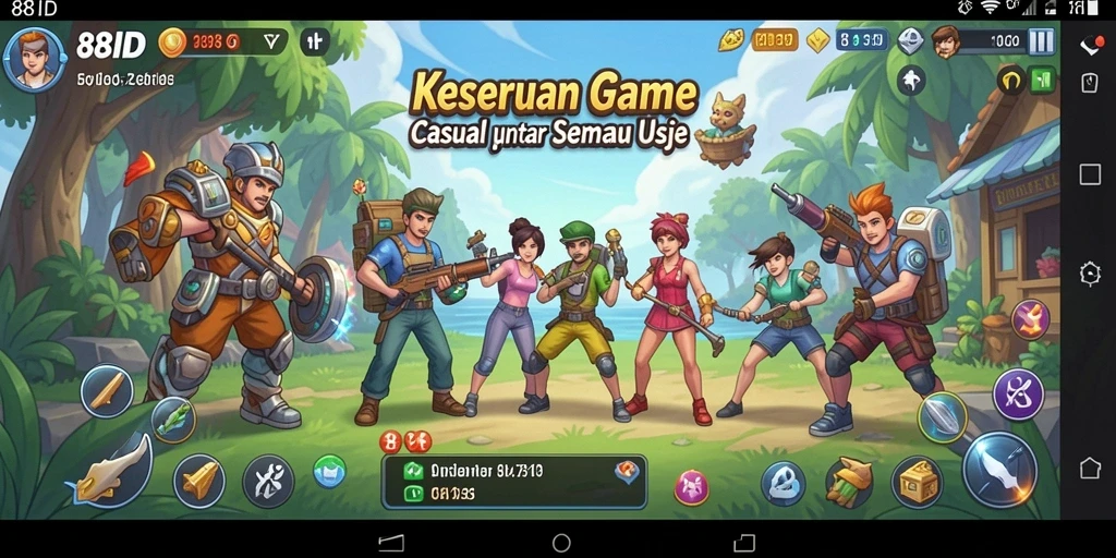 Tampilan gameplay 88ID yang seru dan mengasyikkan.