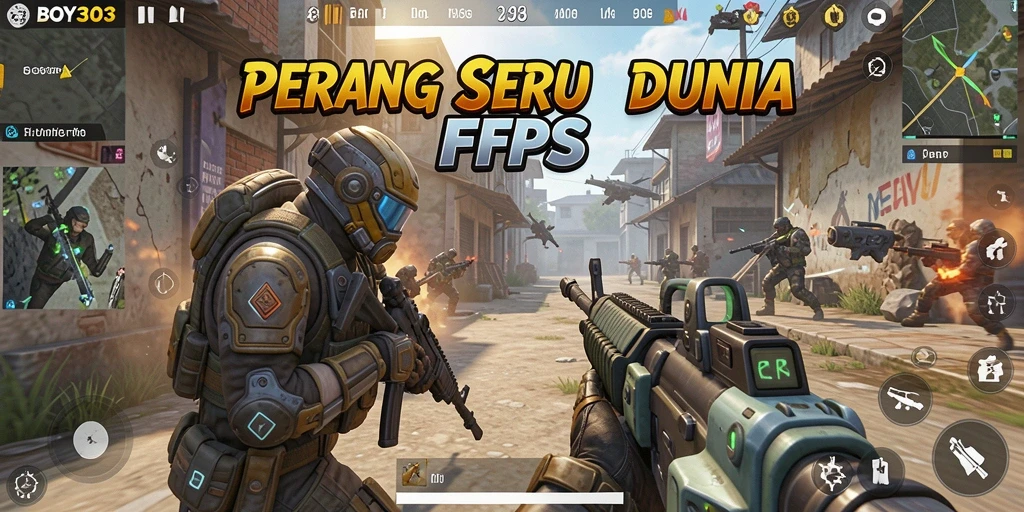 Gameplay seru di <strong>BOY303</strong> dengan pertempuran FPS yang menegangkan.
