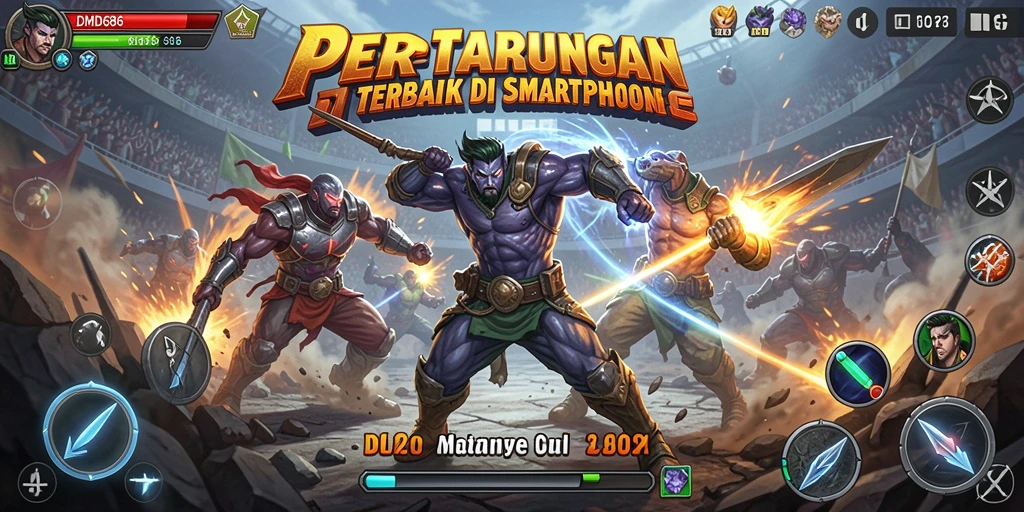 Tampilan gameplay DMD686 yang seru dan mendebarkan.