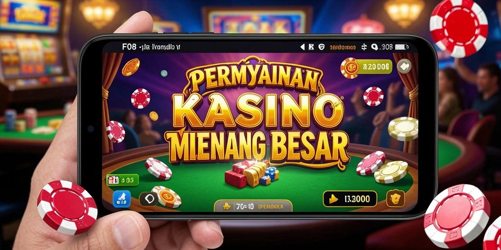 Screenshot gameplay menampilkan keseruan bermain Kasino di F08.
