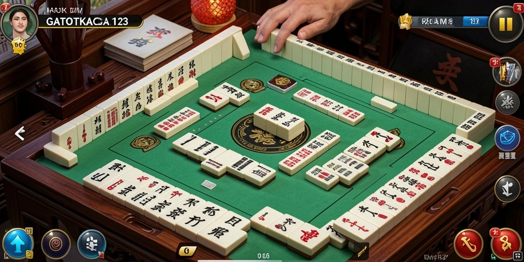 Tampilan gameplay seru dan mendebarkan dari GATOTKACA123.