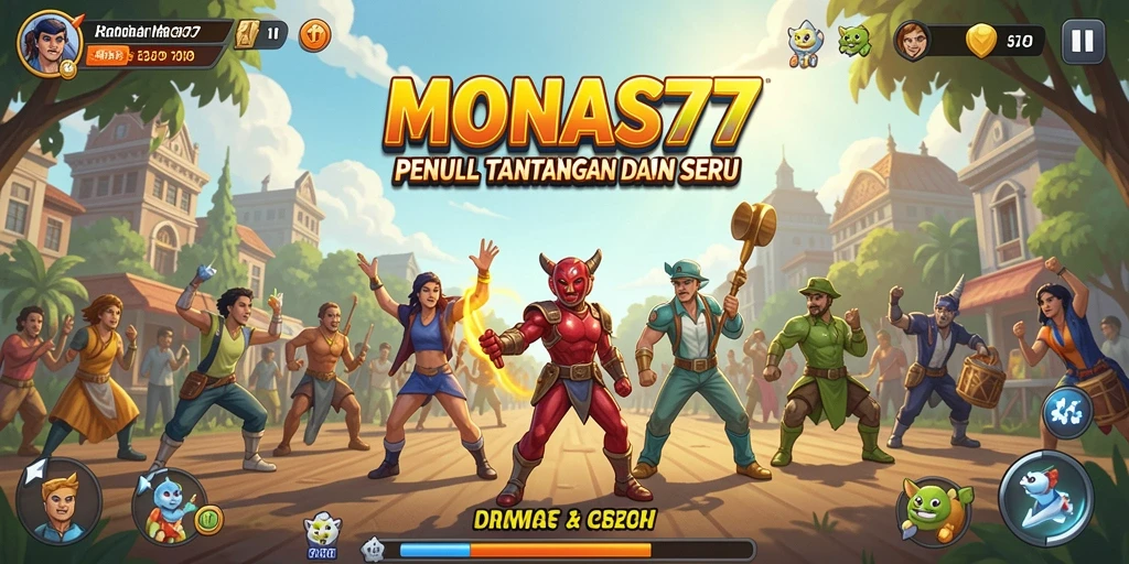 Tampilan gameplay seru di MONAS77 dengan tantangan yang mendebarkan.