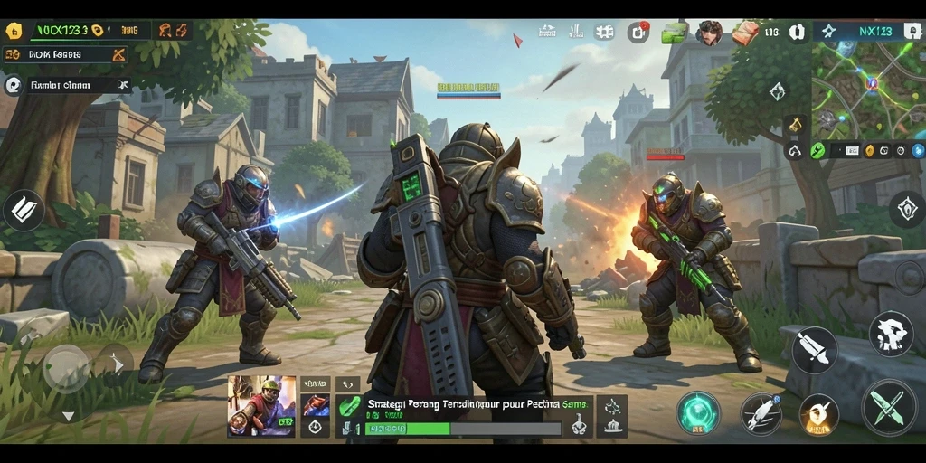 Tampilan gameplay strategi yang mendebarkan di NOX123.