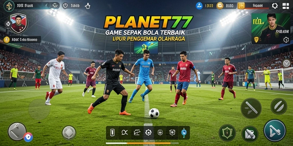 Tampilan gameplay menegangkan dalam PLANET77 yang memukau.