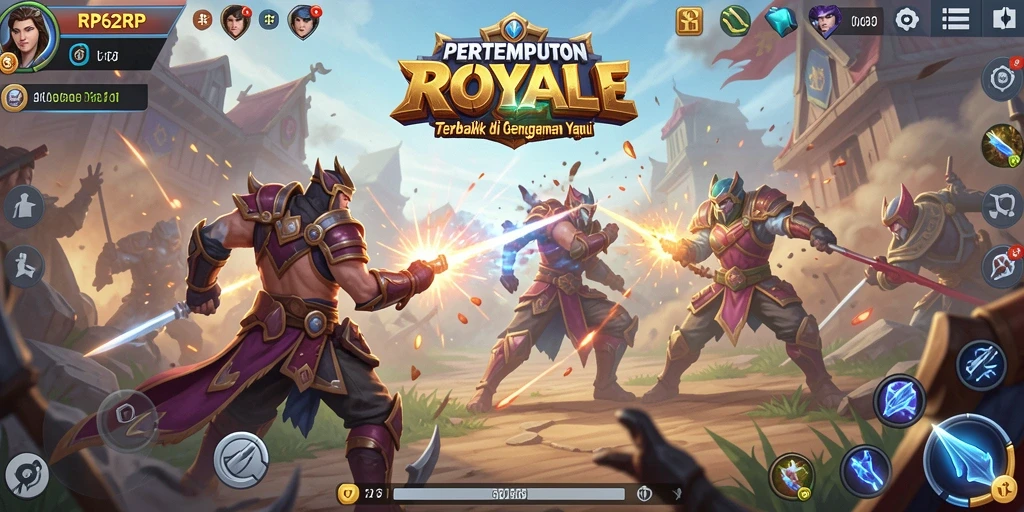 Screenshot gameplay RP62RP yang menampilkan aksi pertempuran seru.